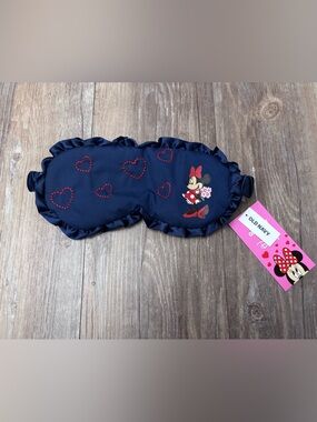 Old Navy Navy Minnie Mouse Heart Ruffle Sleep Mask
